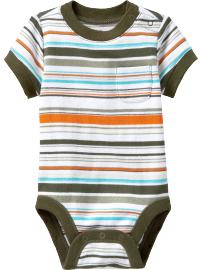 Chest-Pocket Bodysuits for Baby