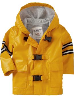 Jersey-Lined Raincoats for Baby