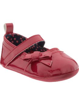 Faux-Patent Mary Janes for Baby
