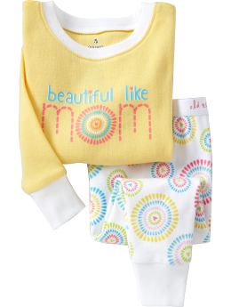 "Beautiful Like Mom" Sleep Sets for Baby