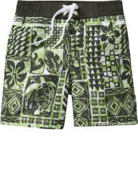 Hibiscus-Print Swim Trunks for Baby