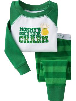 "Mommy's Good Luck Charm" Sleep Sets for Baby