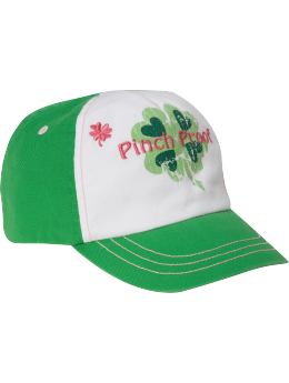 St. Patrick's Day Baseball Caps for Baby