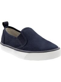 Canvas Slip-Ons for Baby