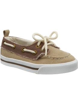 Canvas Boat Shoes for Baby