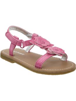Floral T-Strap Sandals for Baby