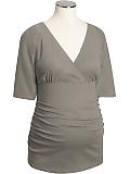 Maternity Jersey Cross-Front Tops
