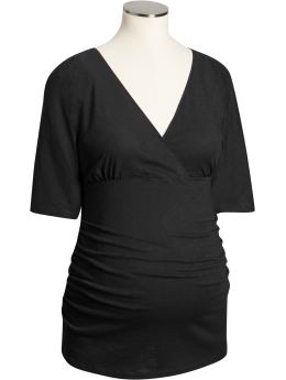 Maternity Jersey Cross-Front Tops