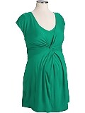 Maternity Double-Layer Knot-Front Tops