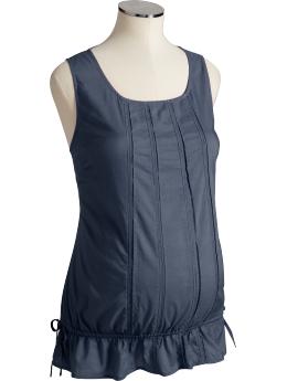 Maternity Cinch-Tie Tops