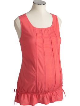 Maternity Cinch-Tie Tops