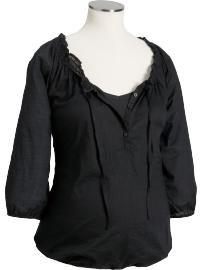 Maternity Lightweight Dobby Tops