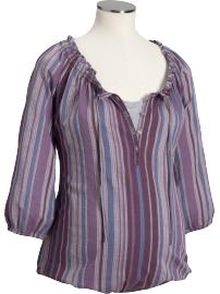 Maternity Lightweight Dobby Tops