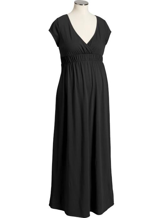 Old Navy Maternity Jersey V-Neck Maxi Dresses