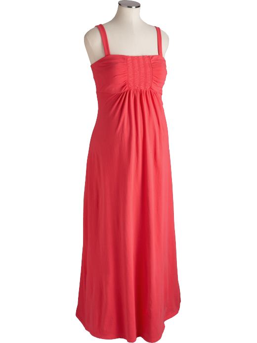 Old Navy Maternity Smocked Jersey Maxi Dresses