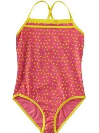 Girls Dot-Print Swimsuits