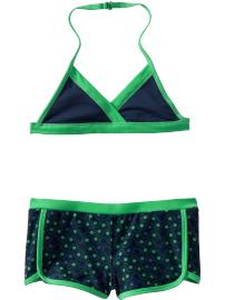 Girls Dot-Print Boy-Short Bikinis