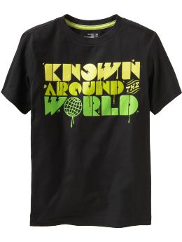 Boys Neon Humor Graphic Tees