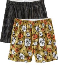 Boys Printed Boxer 2-Packs