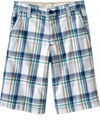 Boys Plaid Shorts