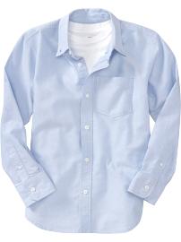 Boys Long-Sleeve Oxford Shirts