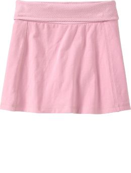 Girls Roll-Over Jersey Skorts