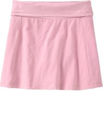 Girls Roll-Over Jersey Skorts