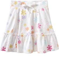 Girls Tiered A-Line Jersey Skirts