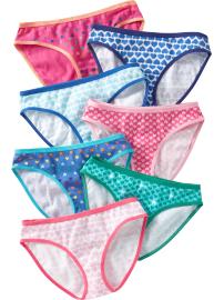 Girls Bikini Underwear 7-Packs