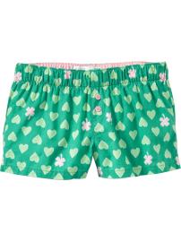 Girls Printed Boxers