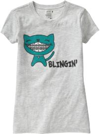Girls Embellished Graphic Tees