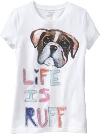 Girls Embellished Graphic Tees