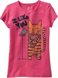 Girls Embellished Graphic Tees