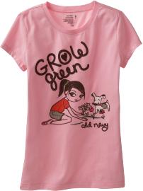 Girls Eco-Conscious Graphic Tees