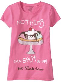 Girls Embellished Graphic Tees
