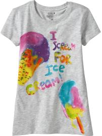 Girls Embellished Graphic Tees