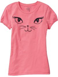 Girls Embellished Graphic Tees