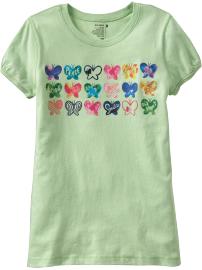 Girls Embellished Graphic Tees