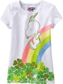 Girls Peanuts� St. Patrick's Day Tees