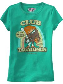 Girls Girl Scouts� Distressed Graphic Tees