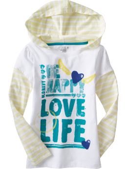 Girls 2-in-1 Hooded Tees
