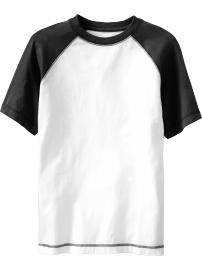 Boys Color-Block Raglan Tees