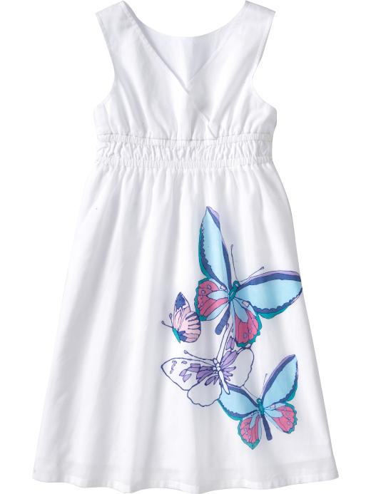 Old Navy Girls Surplice Babydoll Dresses