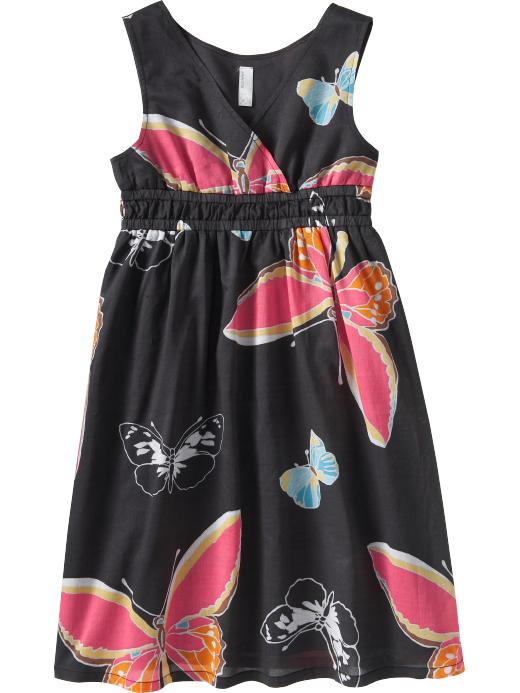 Old Navy Girls Surplice Babydoll Dresses