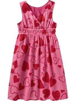 Girls Surplice Babydoll Dresses