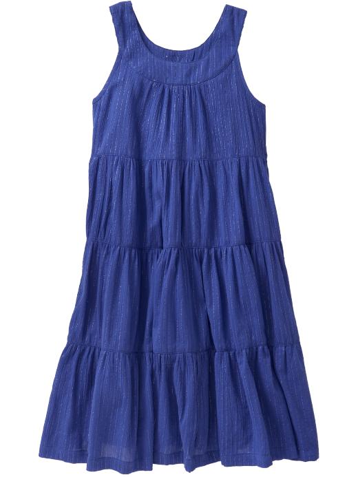 Old Navy Girls Scoop-Neck Tiered Dresses