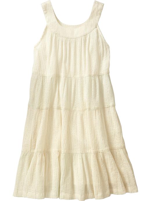 Old Navy Girls Scoop-Neck Tiered Dresses