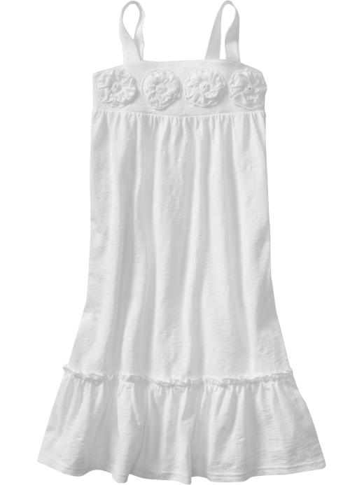 Old Navy Girls Floral Applique Dresses