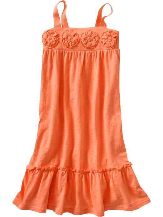 Old Navy Girls Floral Applique Dresses
