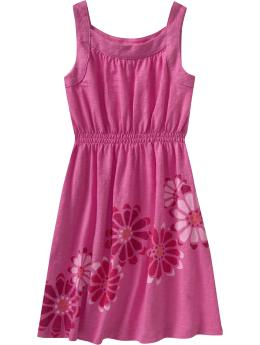 Girls Slub-Knit Jersey Sundresses